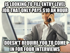 Bad recruitment process
