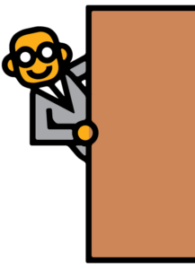 Illustration Man Door