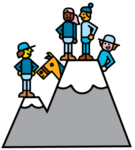 mountain workers