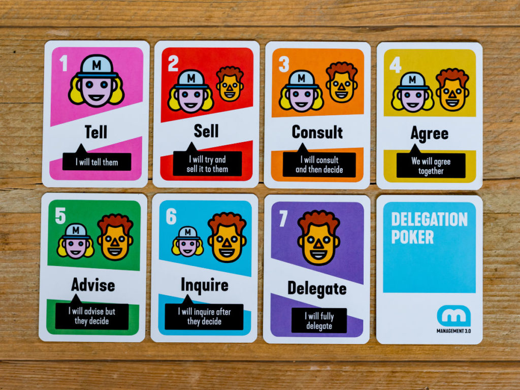 Delegation Poker and its levels