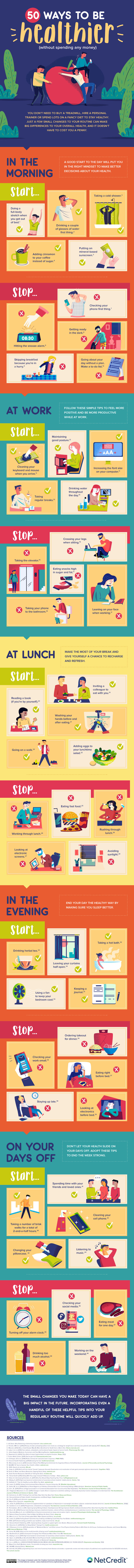Infographic: Become healthier at Work