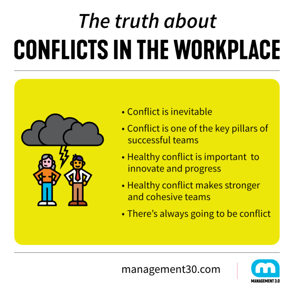 The truth about conflicts in the workplace