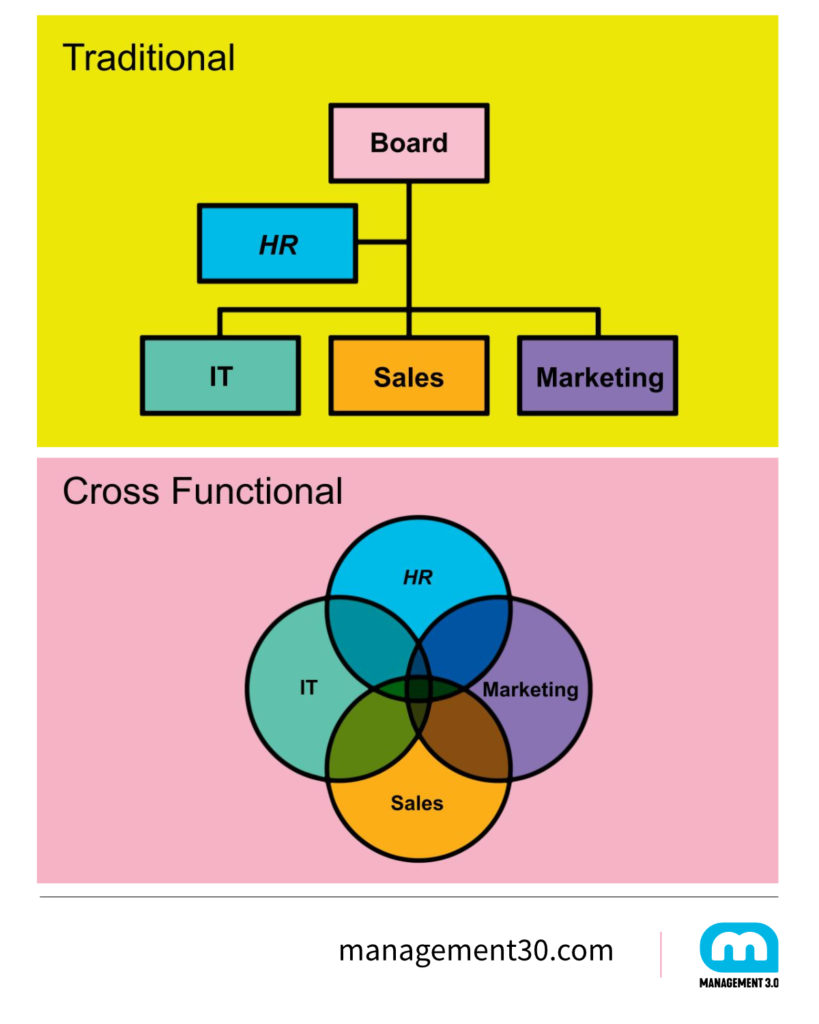 Traditional vs. Cross-functional HR departments