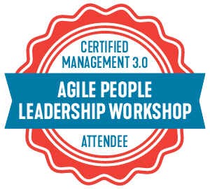 Certified Management 3.0 Agile People Leadership Workshop Attendee