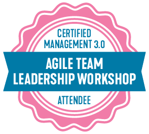 Certified Management 3.0 Agile Team Leadership Workshop Attendee