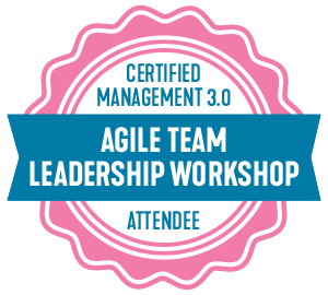 Certified Management 3.0 Agile Team Leadership Workshop Attendee