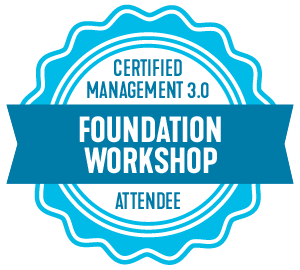 Certified Management 3.0 Foundation Workshop Attendee