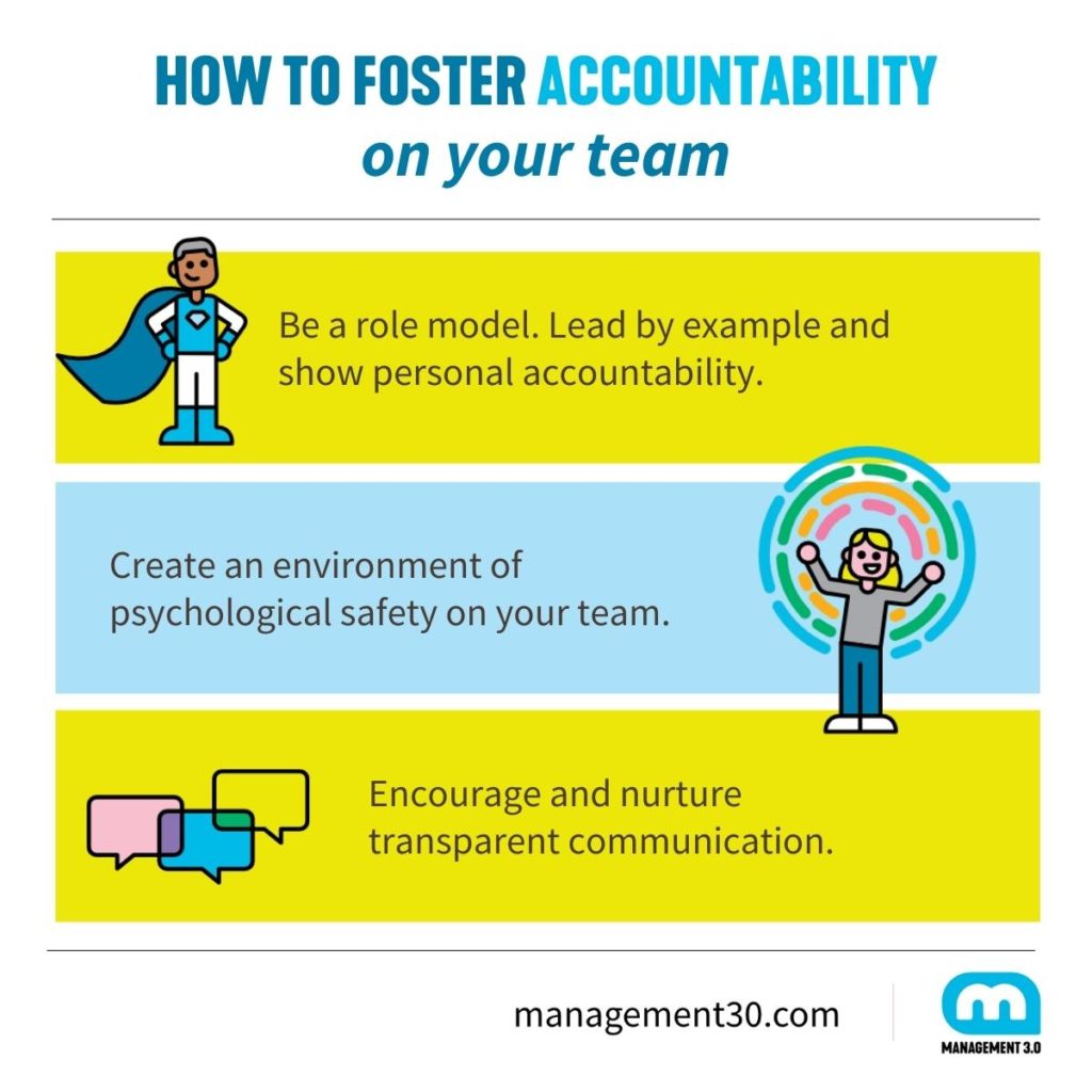 How to foster accountability on your team