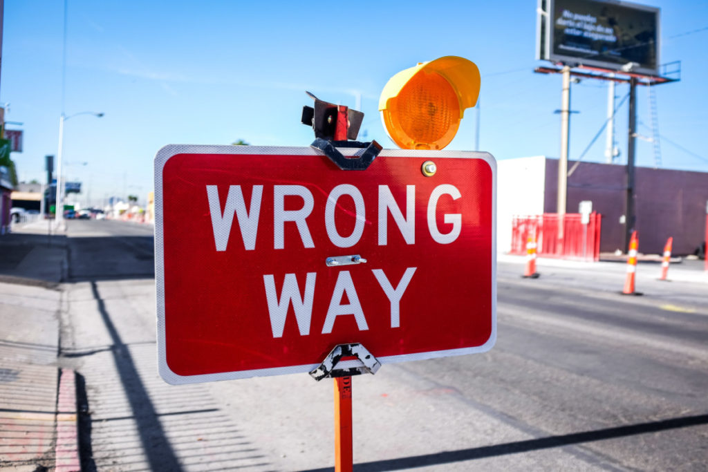 Wrong way - leadership mistakes