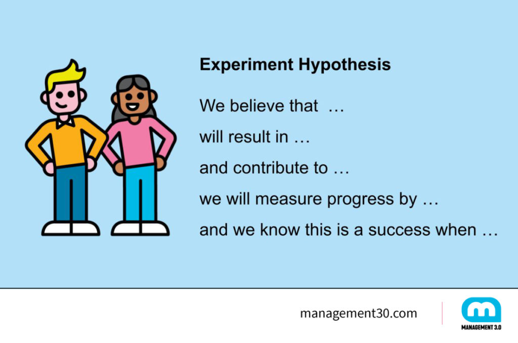 a hypothesis for your experiment