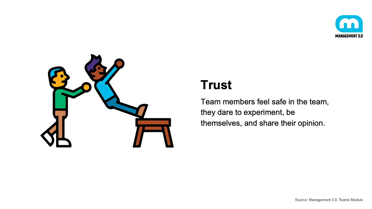 Great teams are based on trust